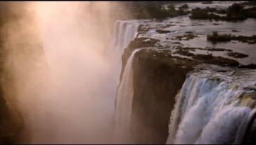 Jumping into Victoria Falls