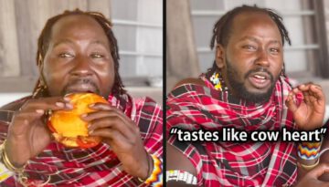 African Tribe Tries Burgers for the First Time