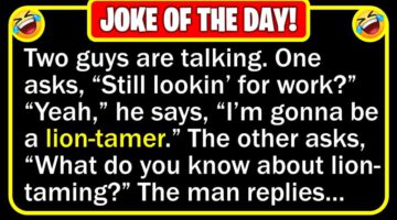 Funny Joke: Lion Tamer