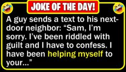 Funny Joke: No Smoking & Neighbor’s Text