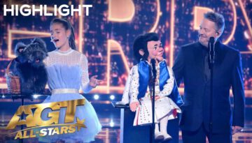 Terry Fator and Ana-Maria M?rgean Perform an UNFORGETTABLE Ventriloquism Duet
