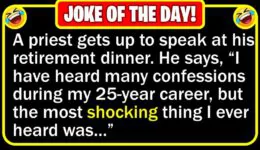 Funny Joke: A Priest’s Retirement Dinner