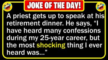 Funny Joke: A Priest’s Retirement Dinner