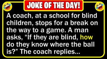 Funny Joke: Blind Soccer