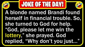 Funny Joke: Blonde Lotto