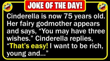 Funny Joke: Cinderella in Old Age