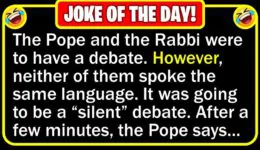 Funny Joke: Silent Religious Debate