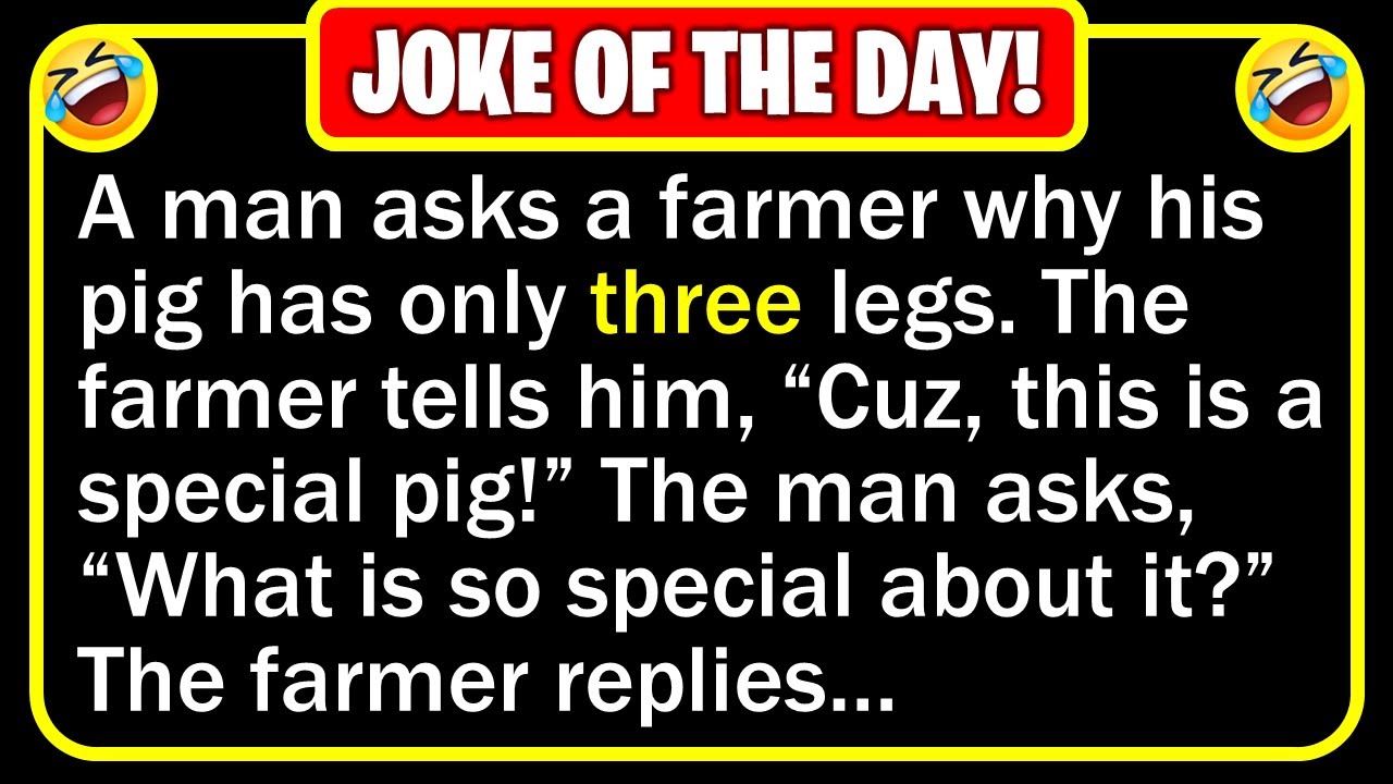 Funny Joke: Special Pig