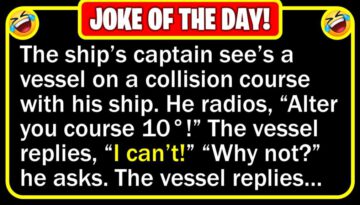 Funny Joke: Collision Course