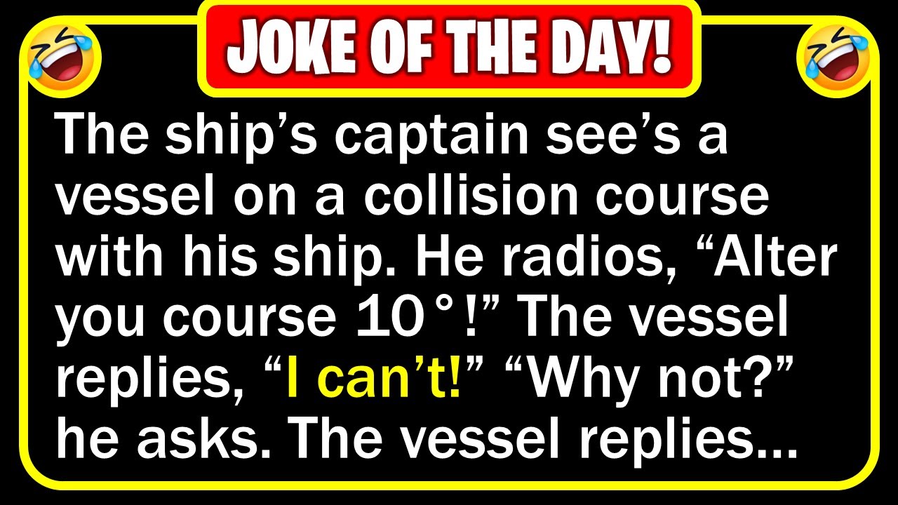 Funny Joke: Collision Course