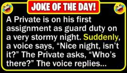 Funny Joke: The Private
