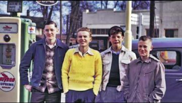 Fueling Up Nostalgia: Rediscovering 1950s America Through Old Gas Stations in Color