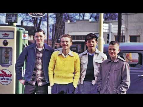 Fueling Up Nostalgia: Rediscovering 1950s America Through Old Gas Stations in Color