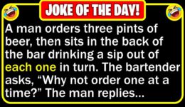 Funny Joke: Three Pints of Guinness