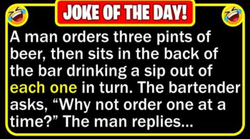 Funny Joke: Three Pints of Guinness