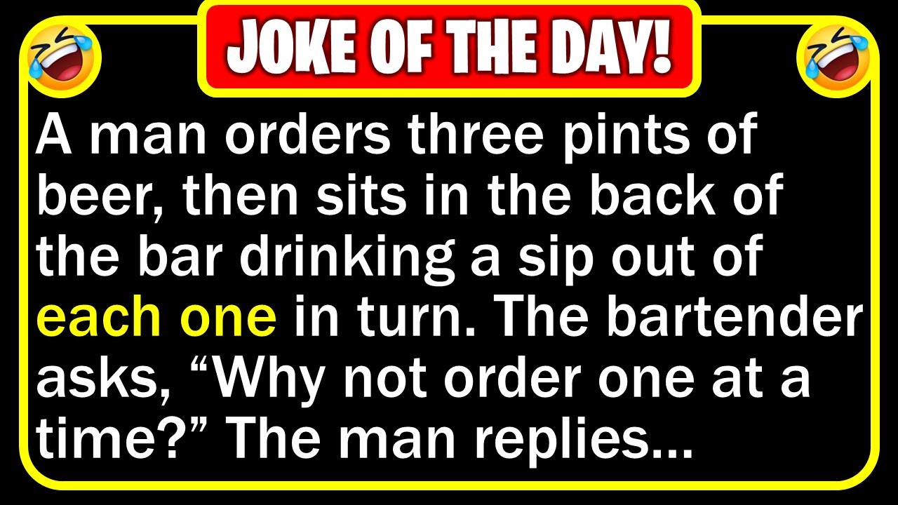 Funny Joke: Three Pints of Guinness