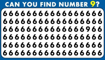 Puzzle Quiz: How Good Are Your Eyes? Can You Find the Odd Numbers?