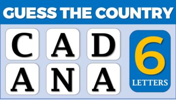 Can You Guess The Country From Scrambled Letters?