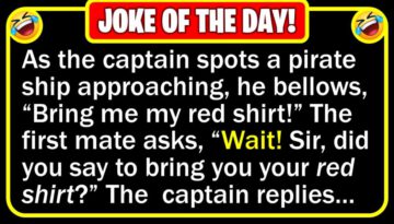 Funny Joke: Brave Captain