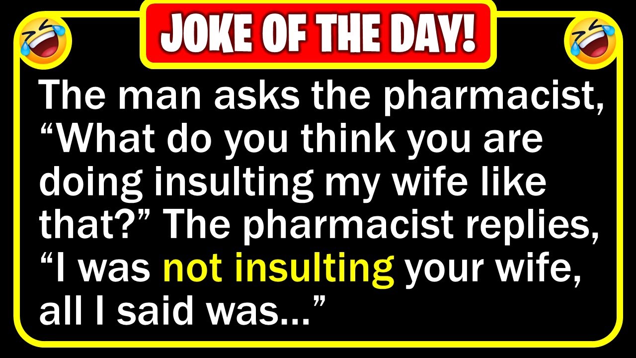 Funny Joke: Rude Pharmacist