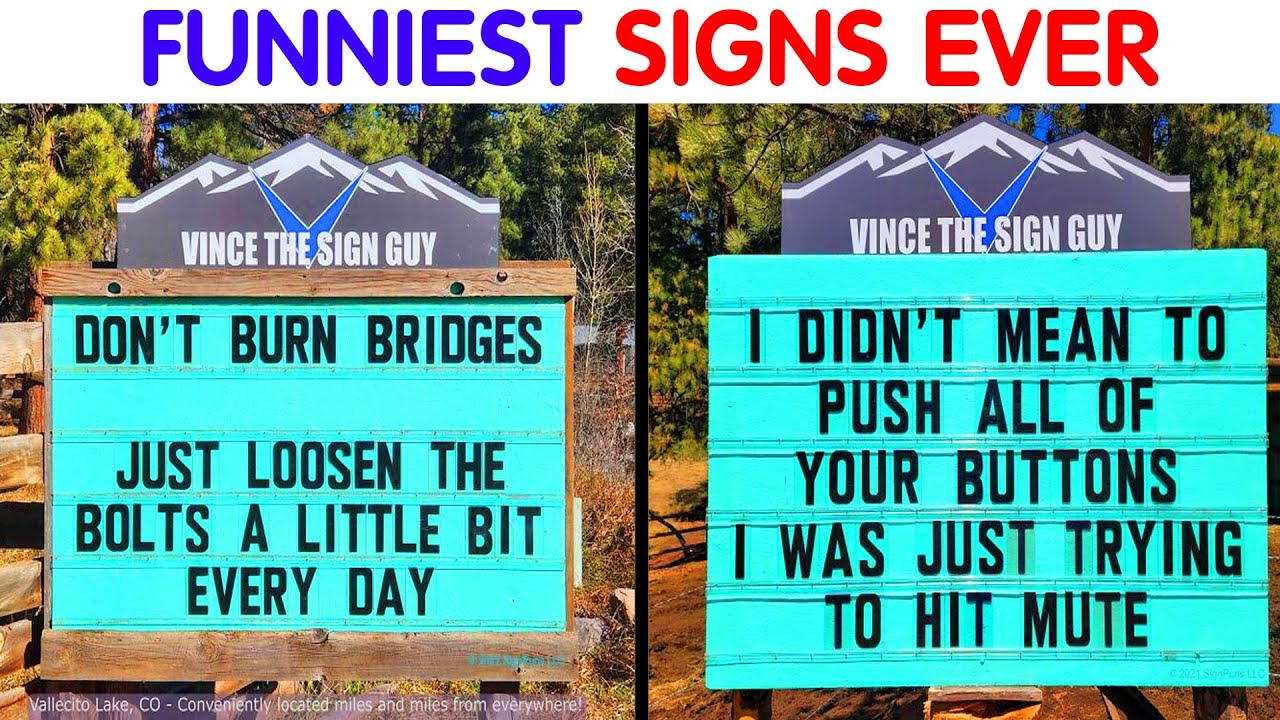 Hilarious Signs Put Up In Colorado, And The Puns Are Priceless