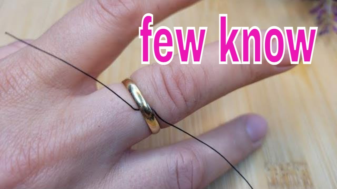 How to Easily Remove a Stuck Ring on Your Finger