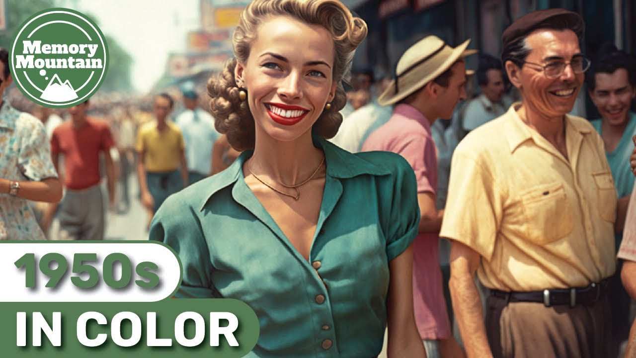 Vivid Reflections: The Shockingly Beautiful Colorized Photos of the 1950s