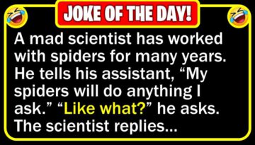 Funny Joke: Scientist Demonstration