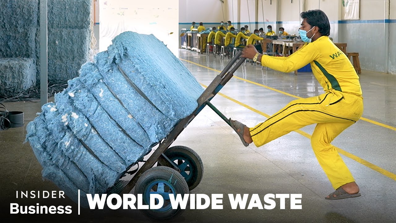 How Millions Of Jeans Get Recycled Into New Pairs