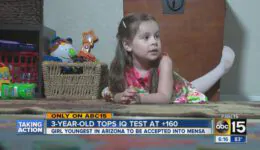3 Year-Old Genius Girl Accepted Into Mensa