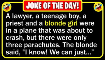 Funny Joke: Blonde Parachute