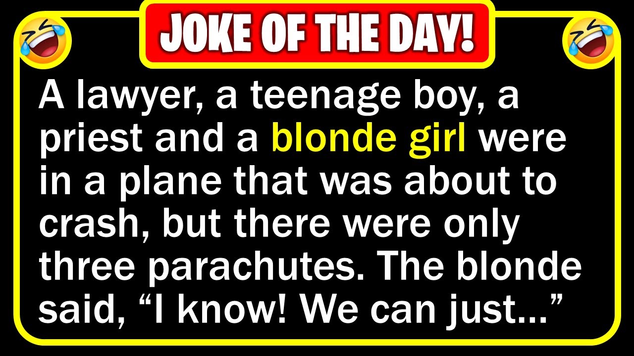 Funny Joke: Blonde Parachute