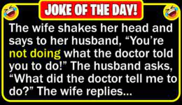 Funny Joke: Forgetful Old Couple