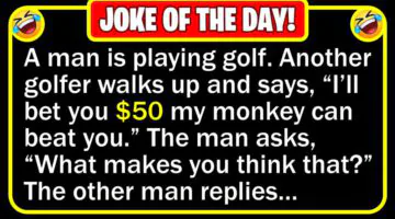 Funny Joke: Gorilla Golfer