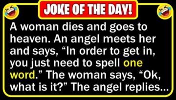 Funny Joke: Spelling a Word at Heaven’s Gate