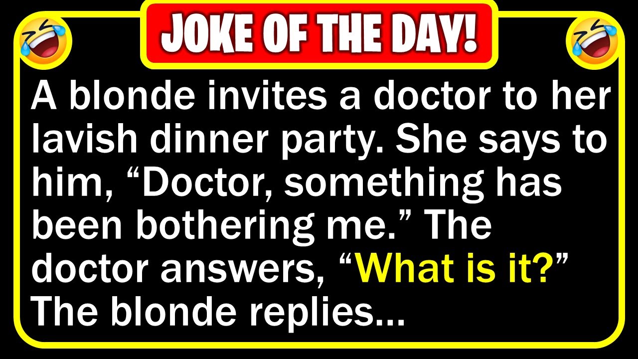 Funny Jokes: Blonde Dinner Party & Blonde Camping