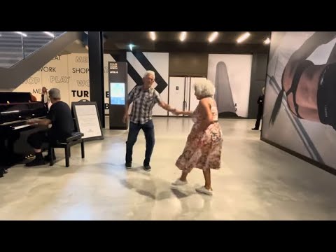 Rockabilly Dancing Amazes Bystanders At The Piano