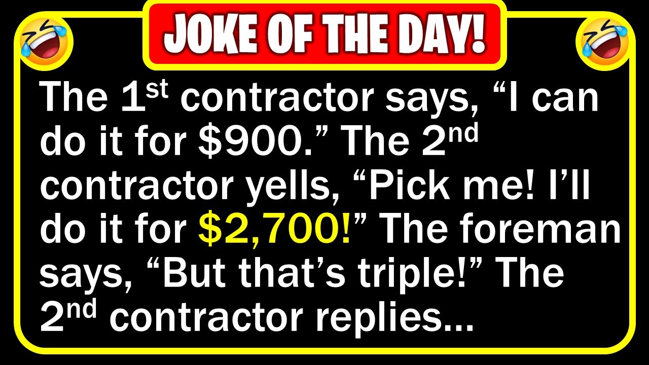 Funny Joke: Winning Contractor Bid