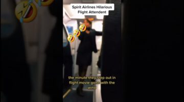 Hilarious Flight Attendant Tells It Straight