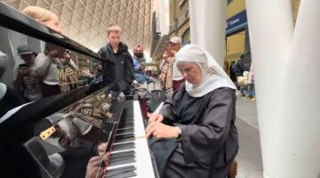 Nun Disrupts Boogie Woogie To Play Angelic Piano