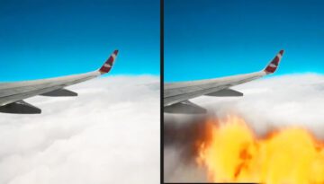 Plane Engine Randomly Explodes