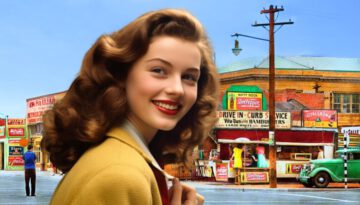 1940s USA – Real Street Scenes of Vintage America – Colorized