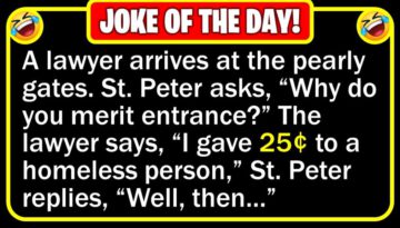 Funny Joke: A Lawyer Wants to Get Into Heaven