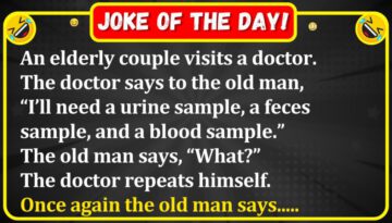 Funny Joke: An Elderly Couple Visits a Doctor
