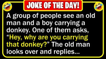 Funny Joke: Donkey Ride