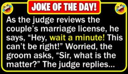 Funny Joke: Marriage License