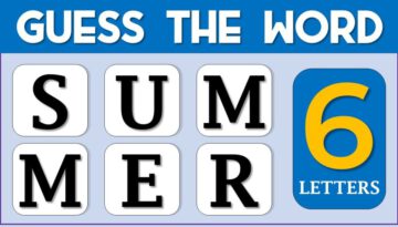 Scrambled Word Game – Can You Guess The WORD From Scrambled Letters?
