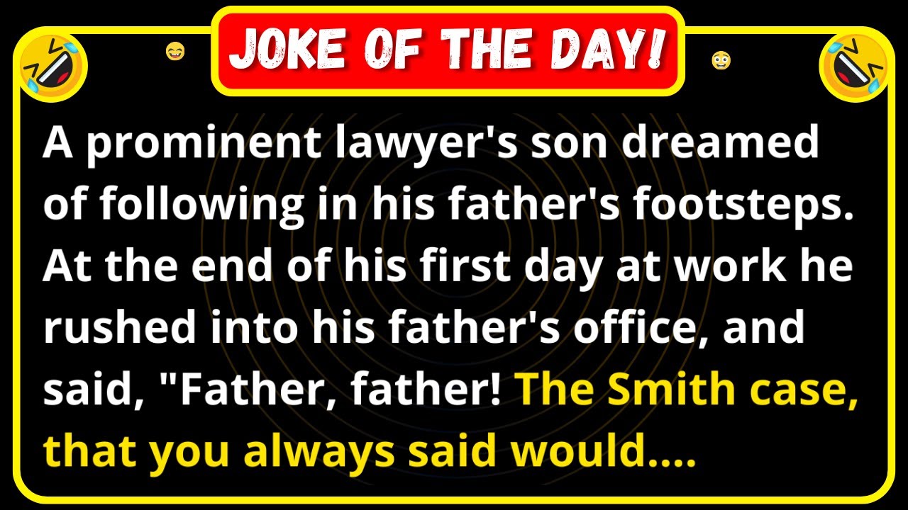 Funny Joke: Prominent Lawyer’s Son