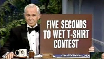 Johnny Carson’s Funny Signs Grab Audience’s Attention on New Year’s Eve