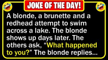 Funny Joke: Blonde Escape